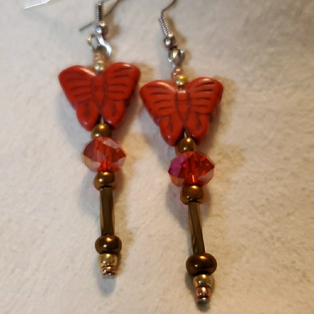 Butterfly Magic Wand Earrings